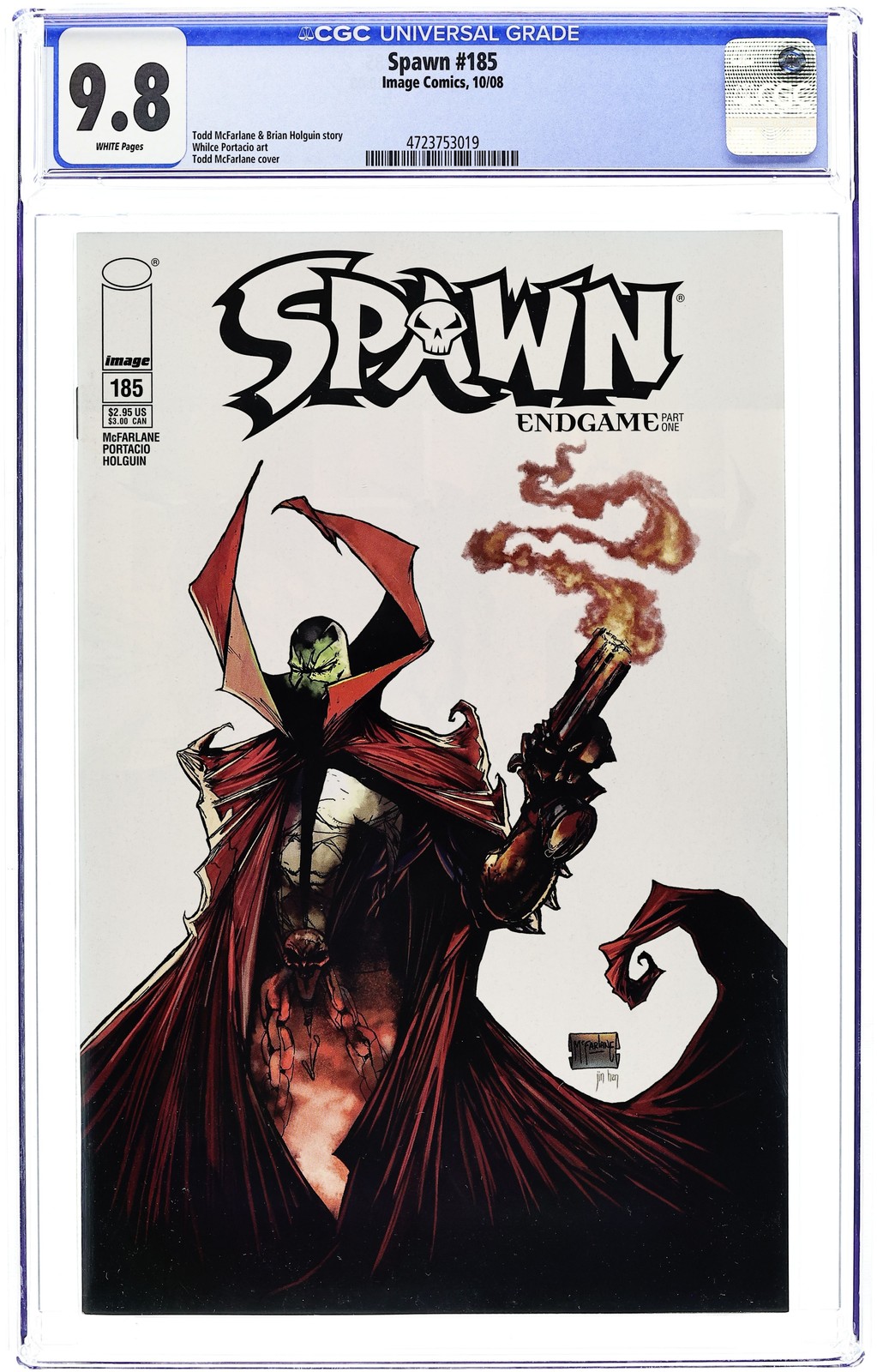 Spawn #185A McFarlane CGC 9.8 2008 4723753019