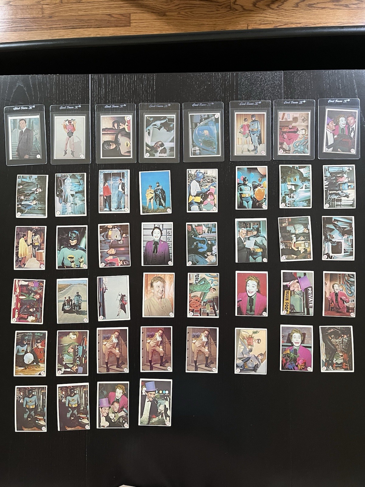 1966 Topps Batman Bat Laffs Card Lot 44 Cards #1 Bruce Wayne Joker Color Vintage