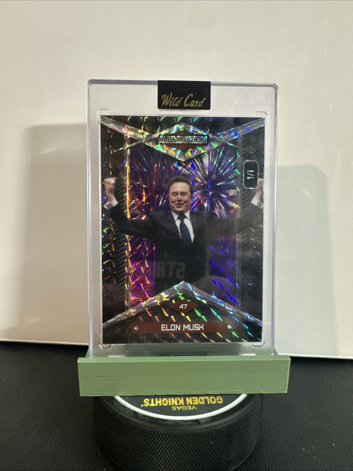 2025 Wild Card Elon Musk - Fireworks - Black Mosaic 1/1🔥🇺🇸