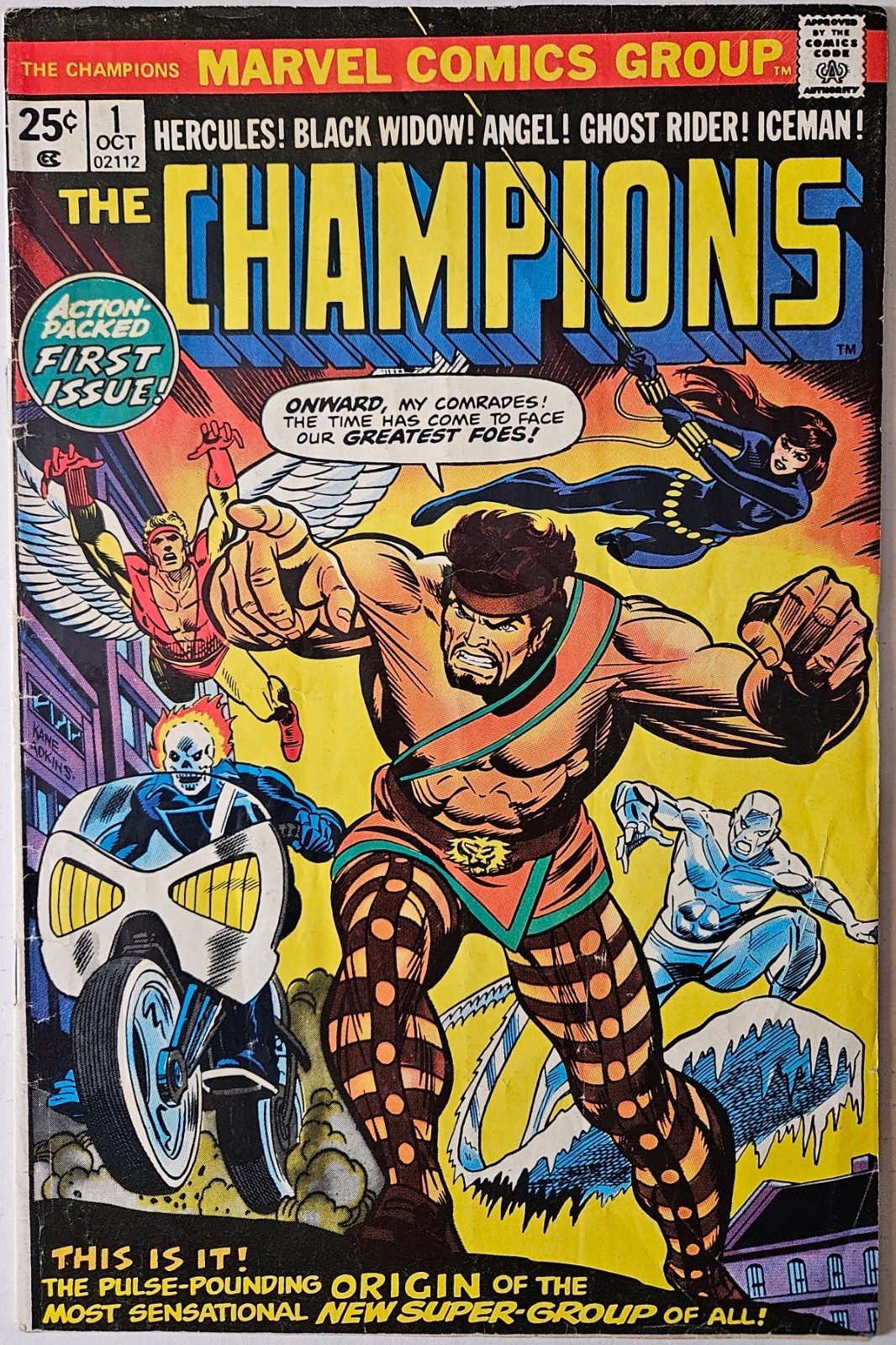 Champions #1, Marvel Comics, 1975. F+.