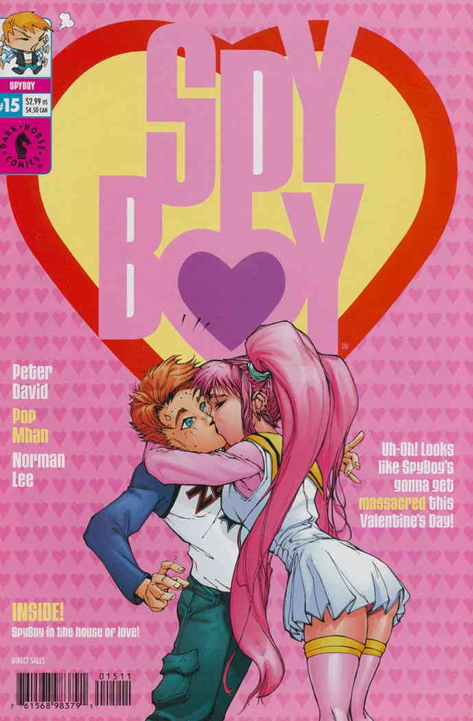 SpyBoy #15 VF/NM; Dark Horse | Peter David Kiss Cover - w/Bag+Board