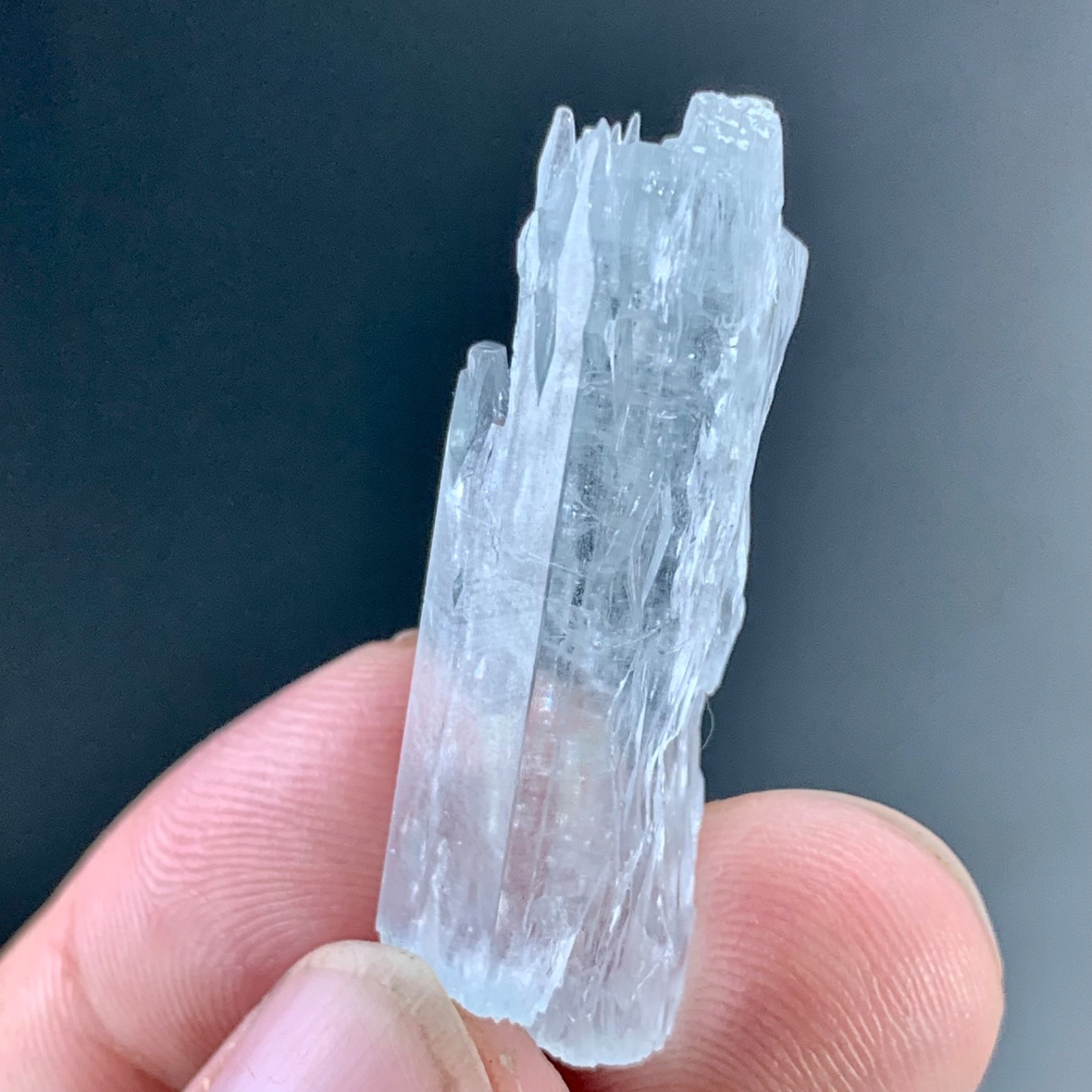 29 CT Natural Etched Top Quality Aquamarine Crystal From Skardu Pakistan