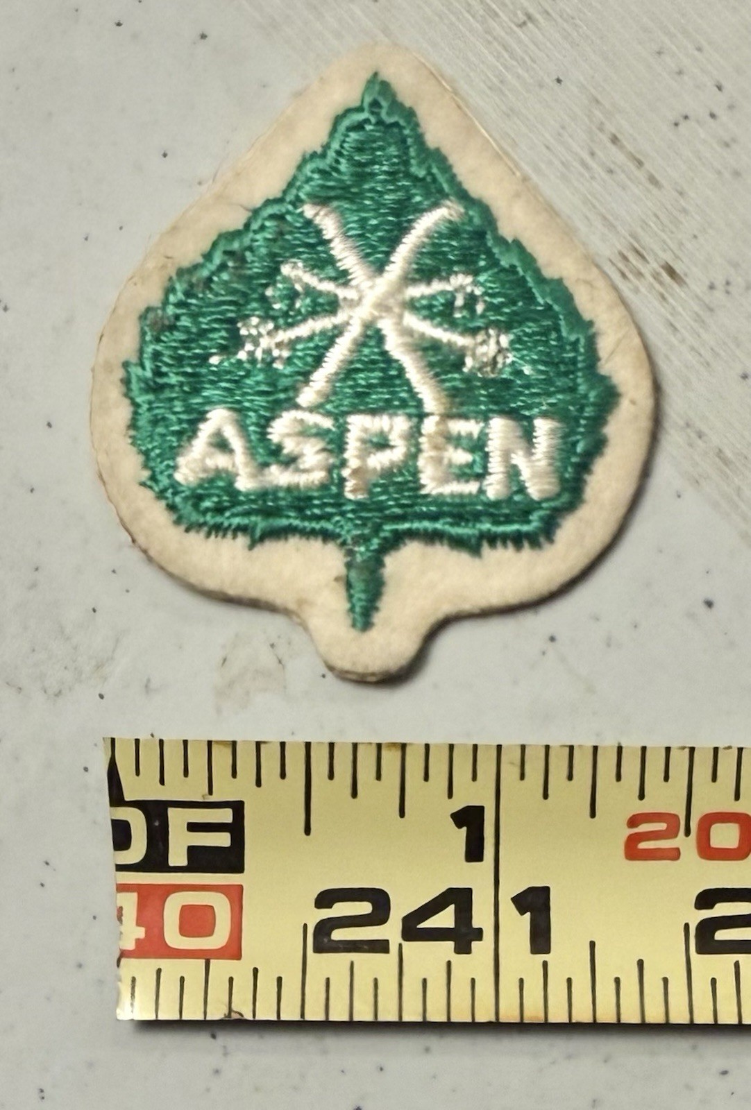 RARE VINTAGE ASPEN COLORADO STICKER UNUSED ADVERTISING G