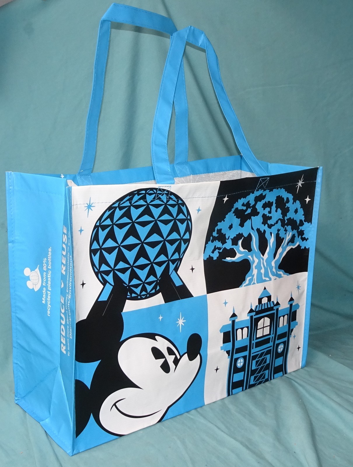 = NEW Walt Disney World Resort Parks Reusable Shopper Tote Bag CINDERELLA CASTLE