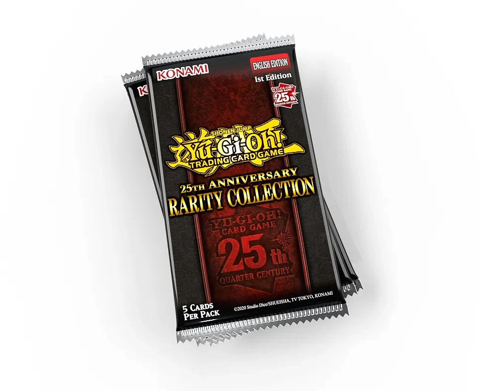 Yu-Gi-Oh 1x 25th Rarity Collection I Booster Pack - 1st Ed. - EU Sealed (ENG)