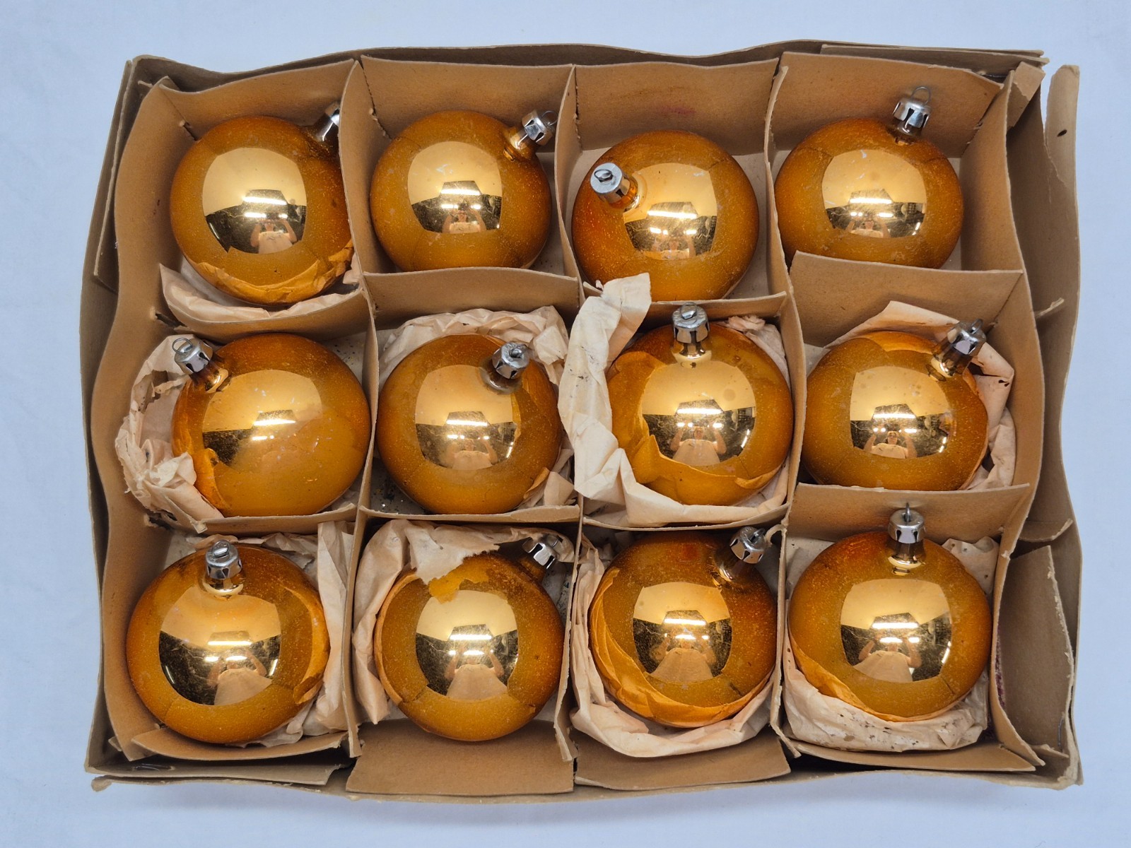 Gold Poland Christmas Balls 3\