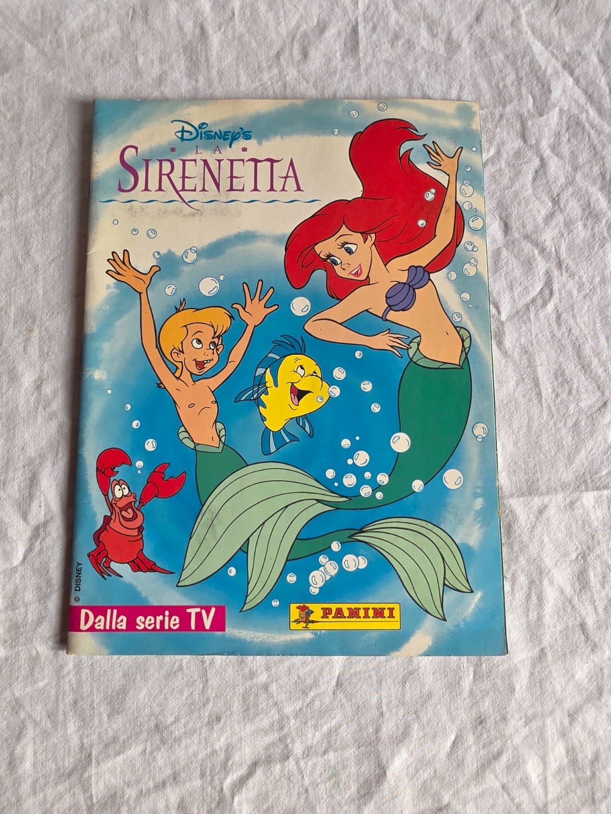 PANINI FIGURINE ALBUM - THE LITTLE MERMAID FROM THE TV SERIES (1994) - PERFECT COMPLETE