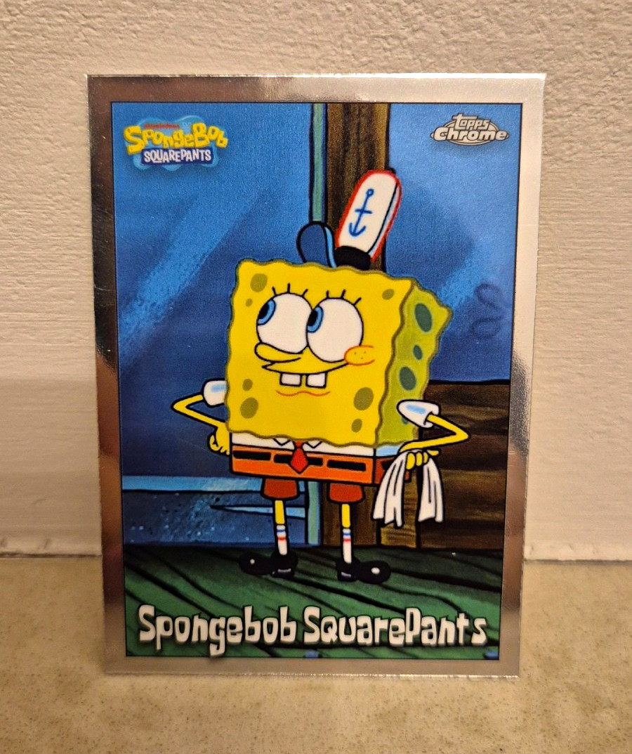 2025 Topps Chrome SpongeBob SquarePants Base #25 SpongeBob SquarePants