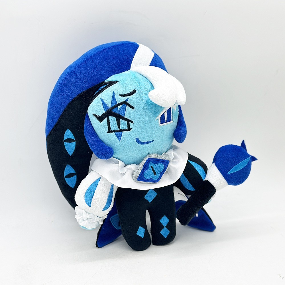 Shadow Milk Cookie Figure Plush Doll 9.84\'\' Cookie Run: Kingdom Game Collection