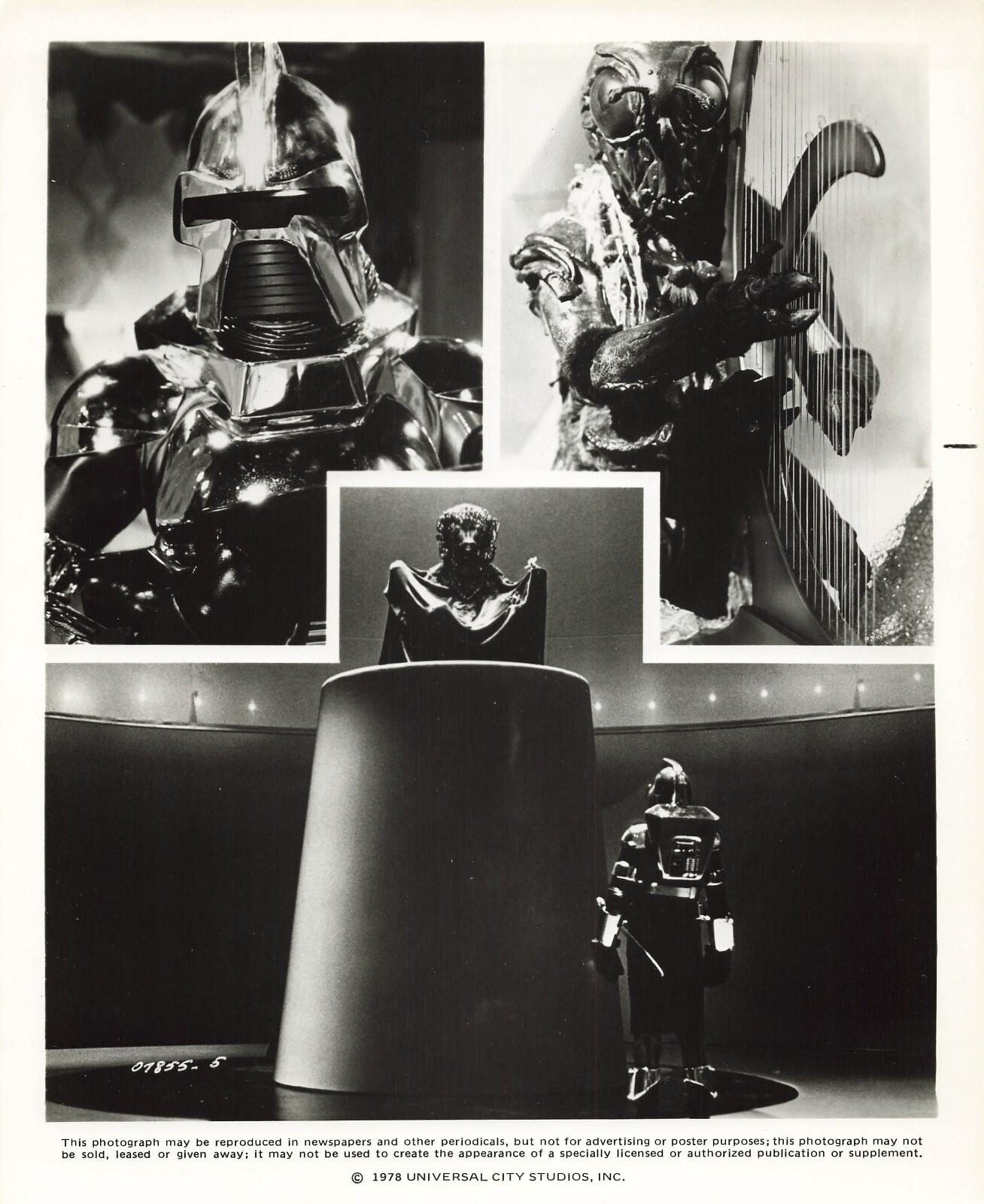 Battlestar Galactica 1978 TV Photo Dick Duroc Cylon Ovion *P156a