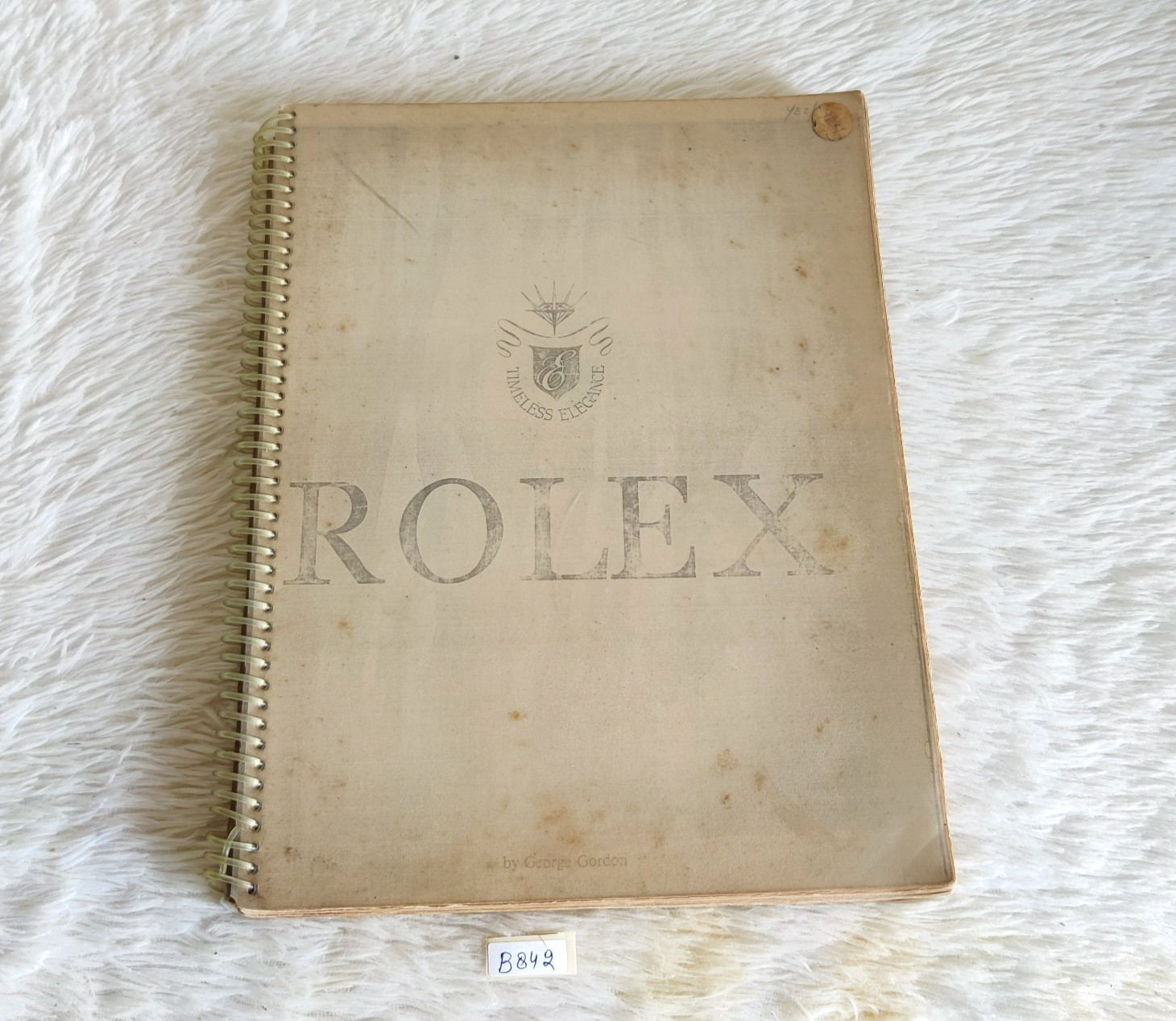 Vintage Rolex Wrist Watches All About Rolex Spiral Book Hong Kong Props B842