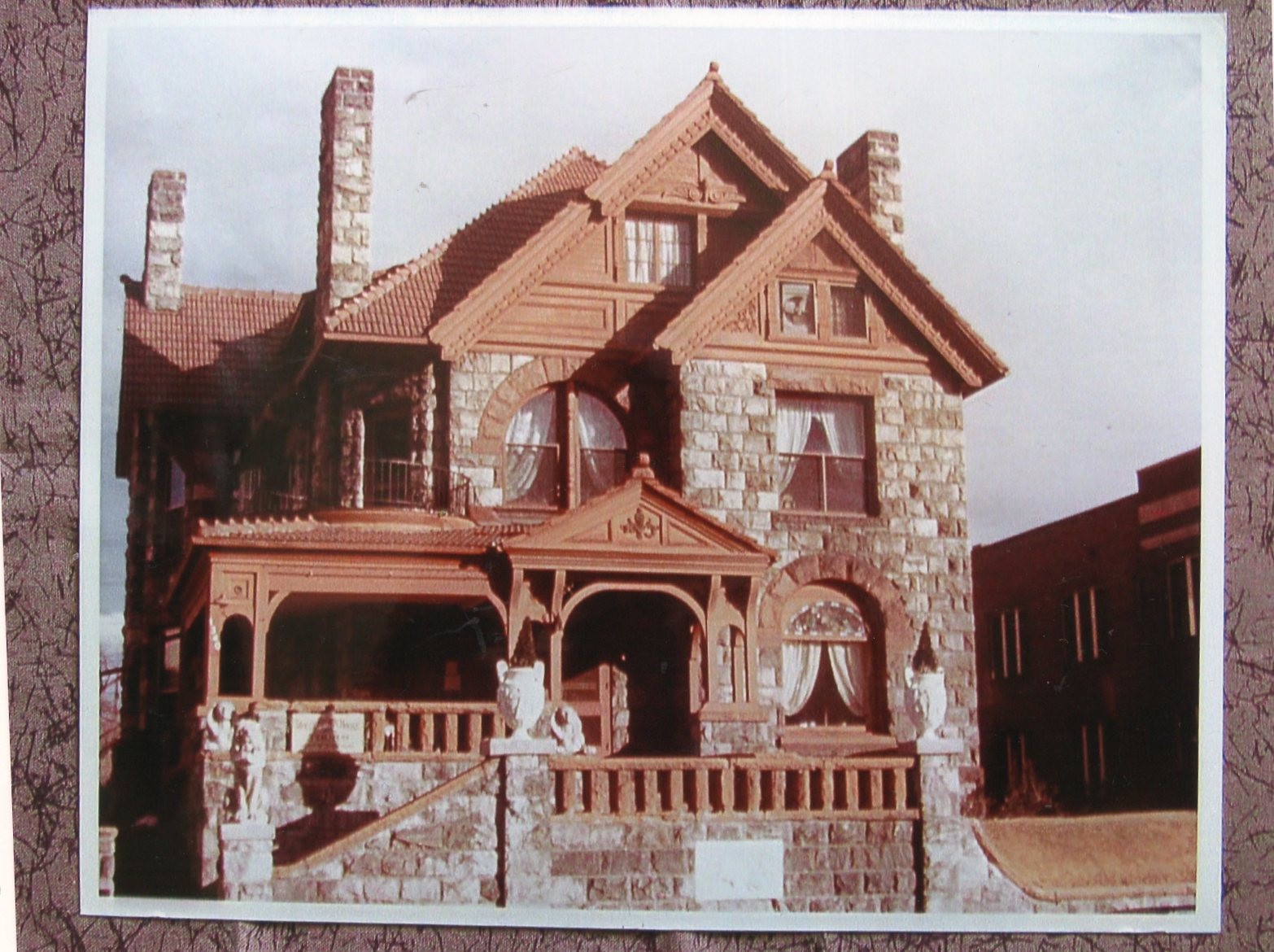 Denver Colorado Mansion Photograph Unsinkable Molly Brown House Of Lions