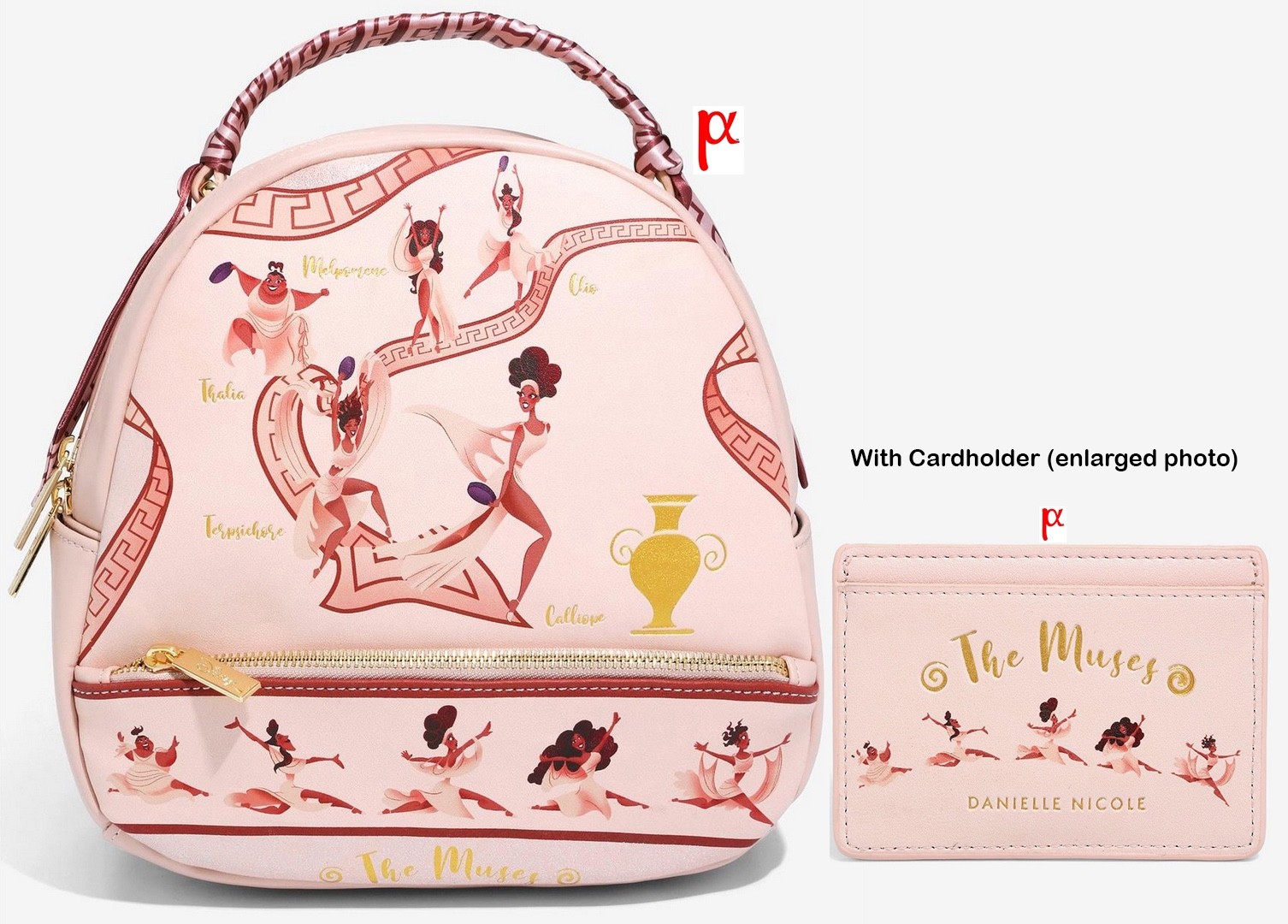 Disney Hercules Muses Dance Poses Mini Backpack & Cardholder Exclusive