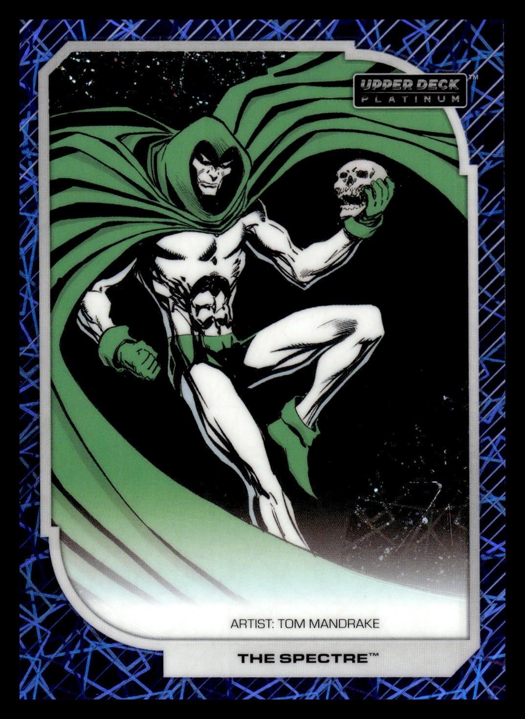 DC The Spectre Jim Corrigan 2026 Platinum Upper Deck #37 Blue Beam