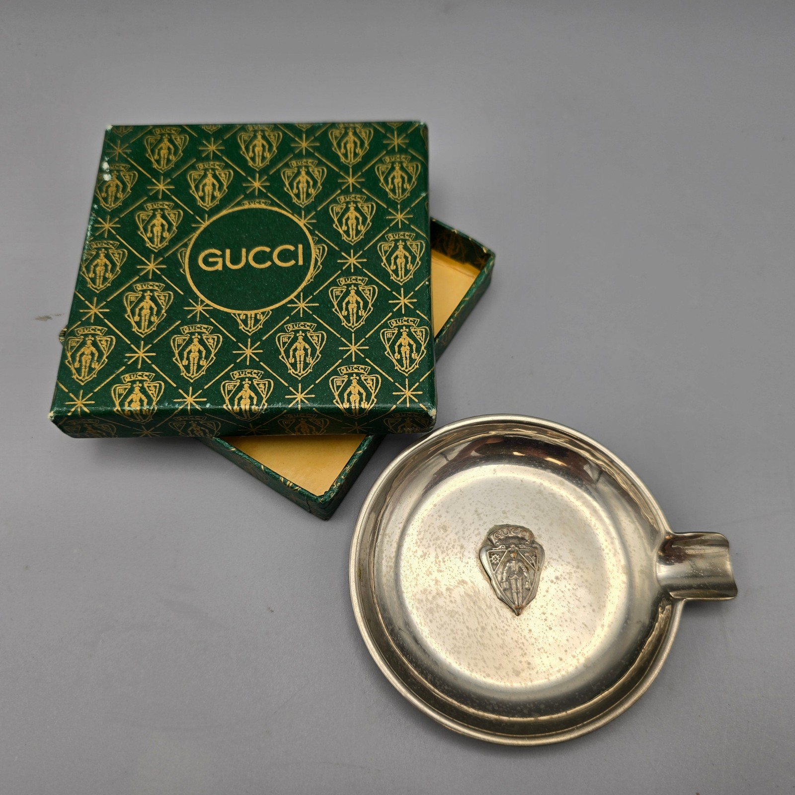 Vintage Gucci Ashtray with Original Box - Made in Italy