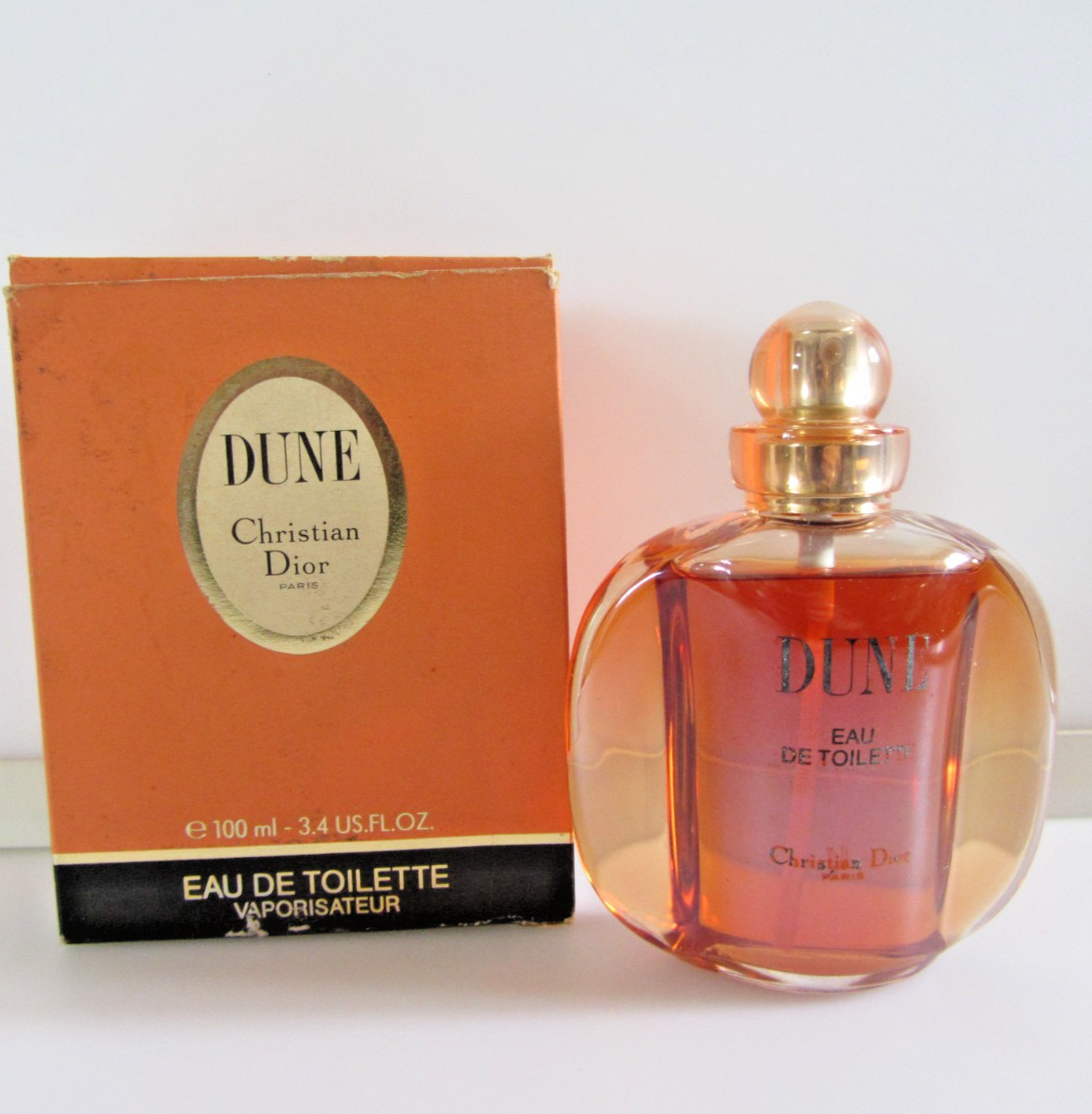 Vintage 1998 Christian Dior Dune 100ml 3.4 oz EDT Spray Boxed Batch 8M01