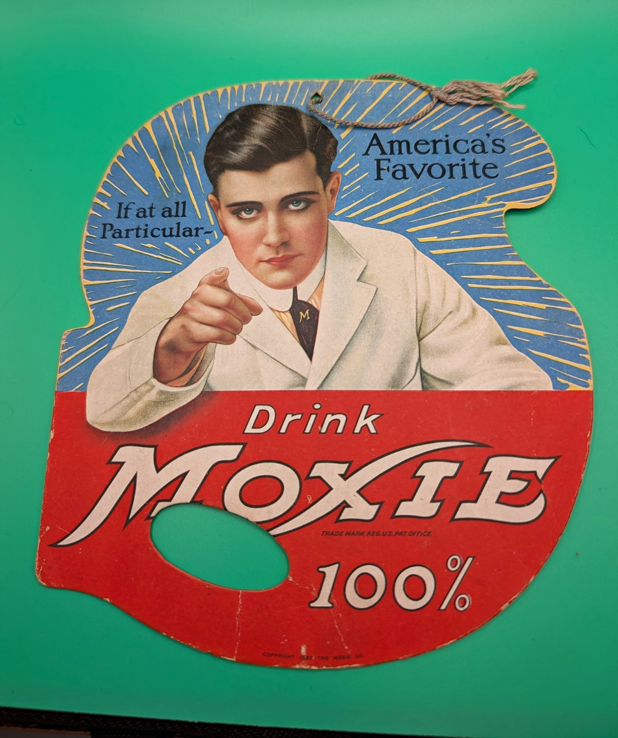 Moxie Original 1922 Soda Advertising Sign \