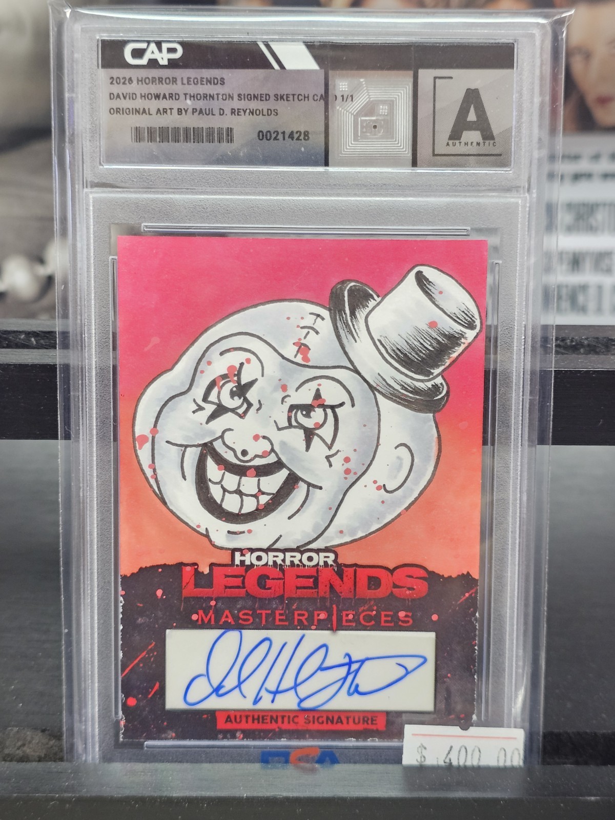 Horror Legends Masterpieces Sketch Cards 1/1 Terrifier Auto GPK  