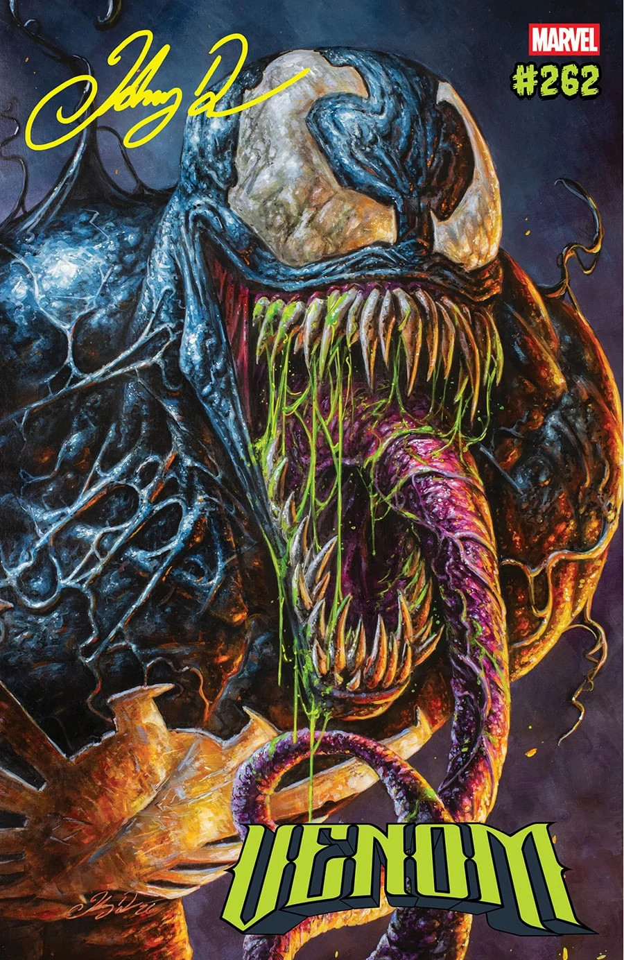 VENOM #262 JOHNNY DESJARDINS NYCC EXCLUSIVE - TRADE DRESS SIGNED W/COA