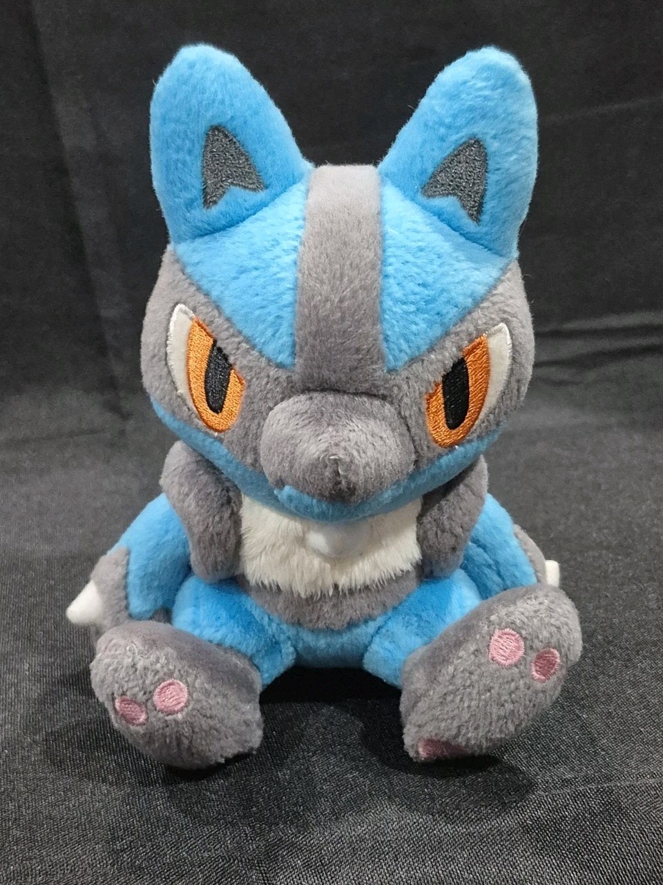 Rare Authentic 2005 Pokémon Center Lucario Poké Doll Plush 6