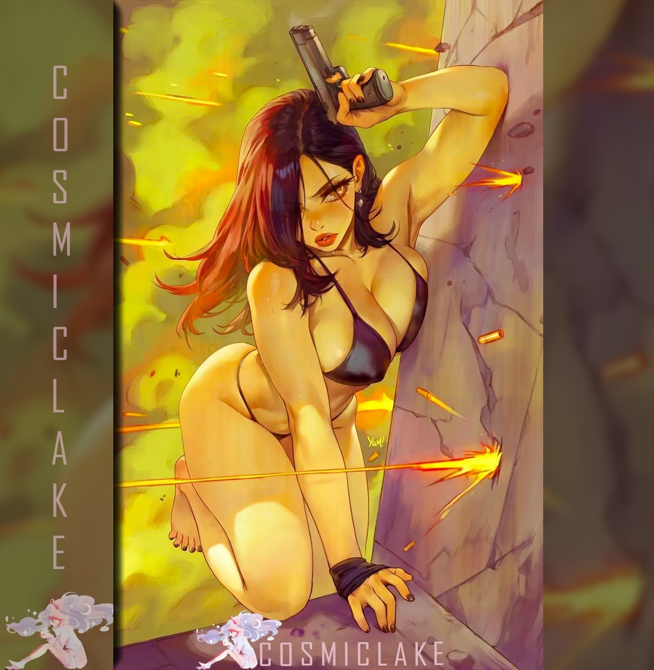 Gun Honey Doubles Down #4 Yum Expo Virgin Variant Ltd 500 Presale 9/25☆