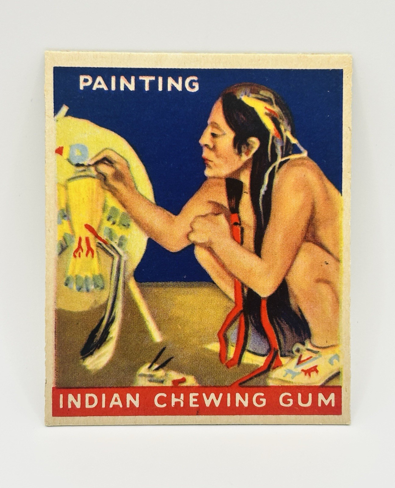 1947 Goudey Indian Chewing Gum R773 #51 Painting