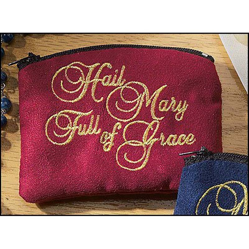 Hail Mary Full Of Grace Rosary Case Safeguarding Your Sacred Prayer Instrument