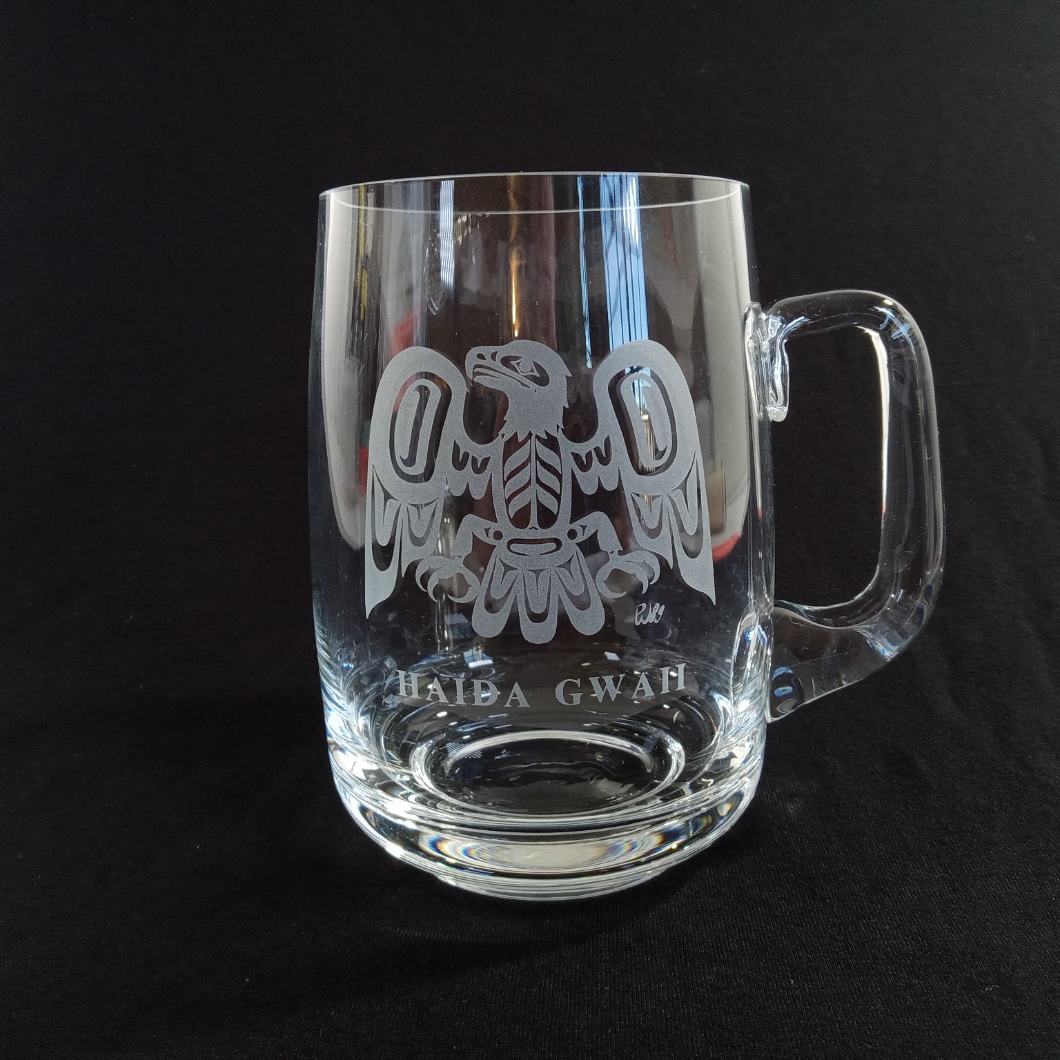 Vintage Bill Reid Haida Gwaii Eagle Ghuut Etched 5