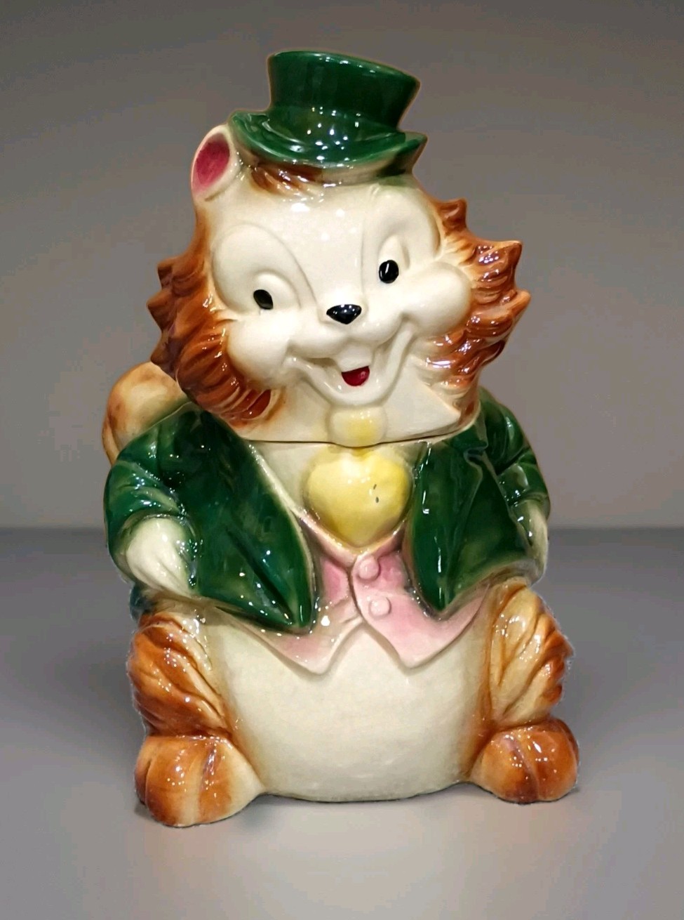 VTG MCM Squirrel Cookie Jar 1950\'s Goblincore Grandmacore Brush McCoy Cute