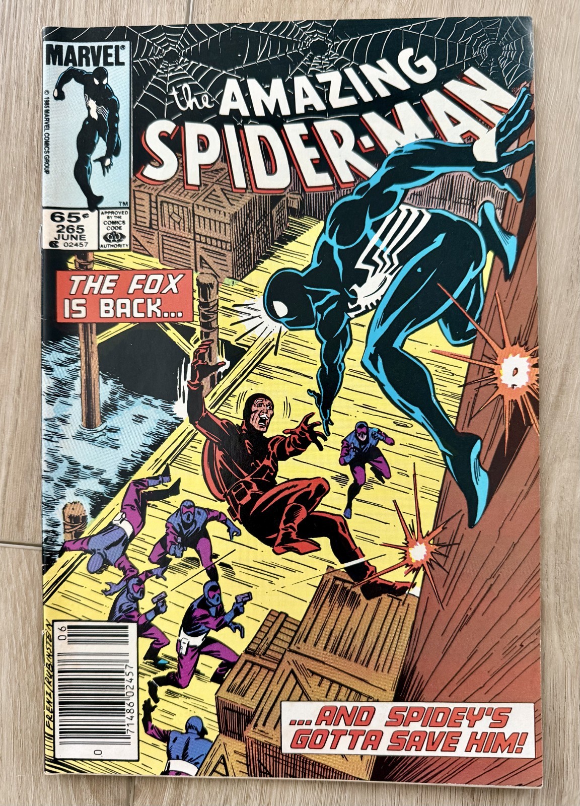 Amazing Spider-Man #265 - (Marvel 1985) - VF+ 8.0 - Newsstand - 1st Silver Sable