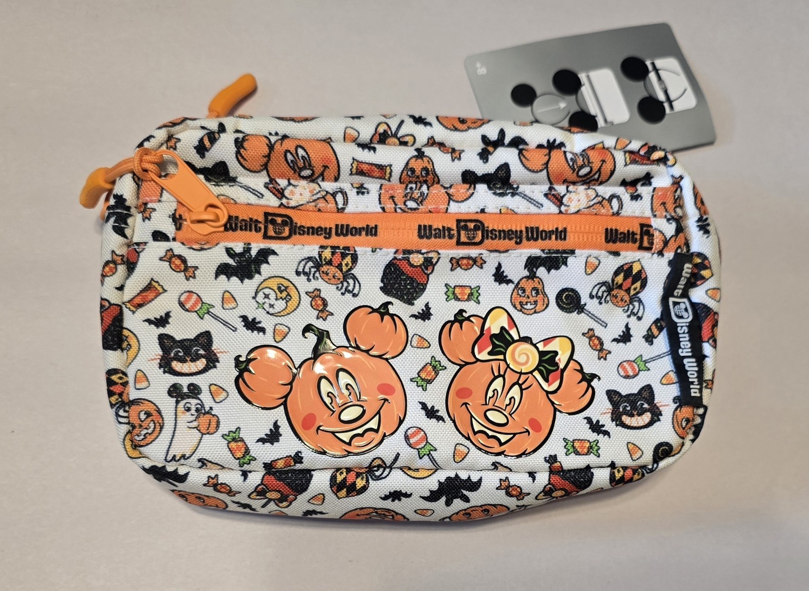 NEW 2026 Disney Parks HALLOWEEN 🎃 Mickey Minnie Pumpkin Fanny Pack Belt Hip Bag