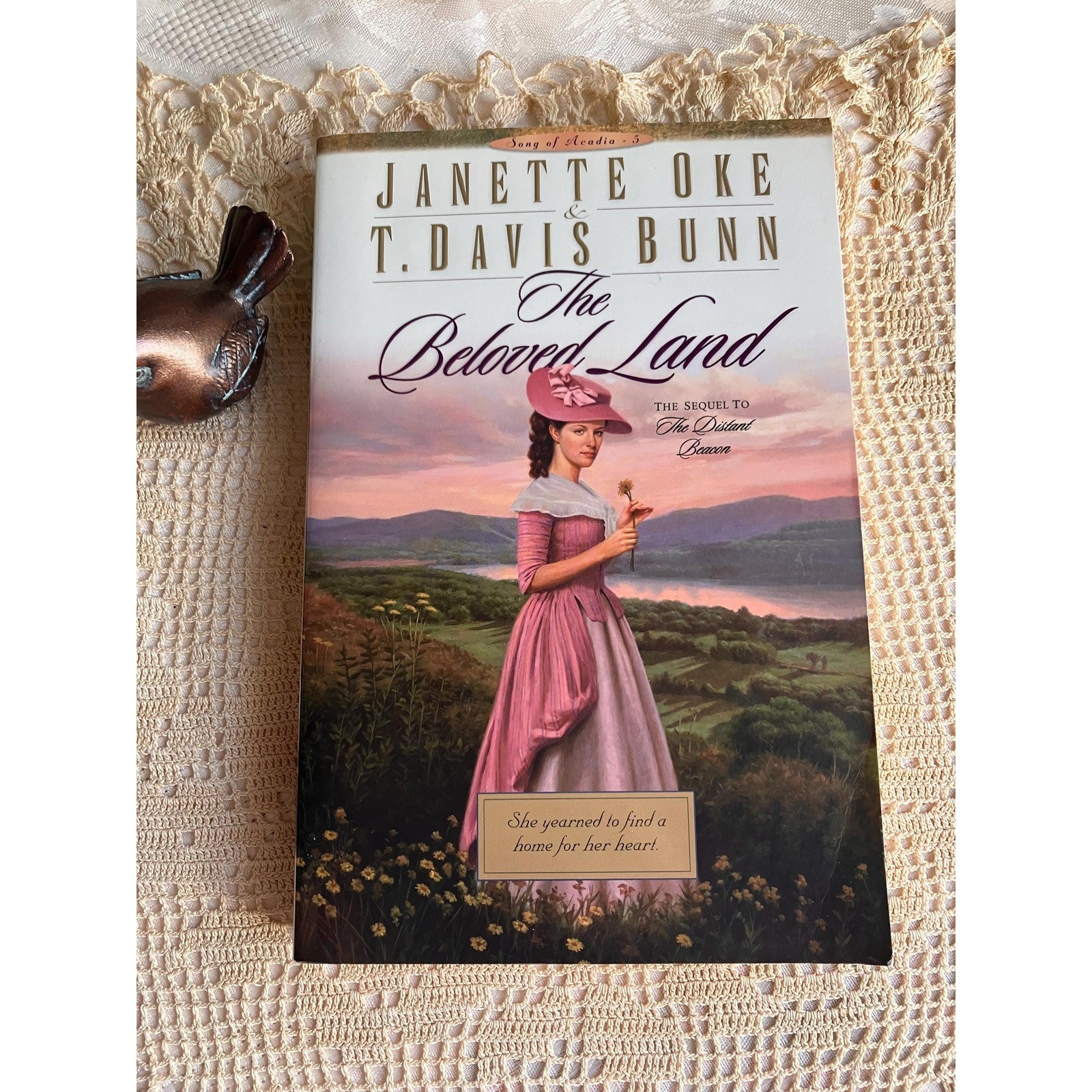 2002 The Beloved Land by Janette Oke & T. Davis Bunn | Song of Acadia Book 5