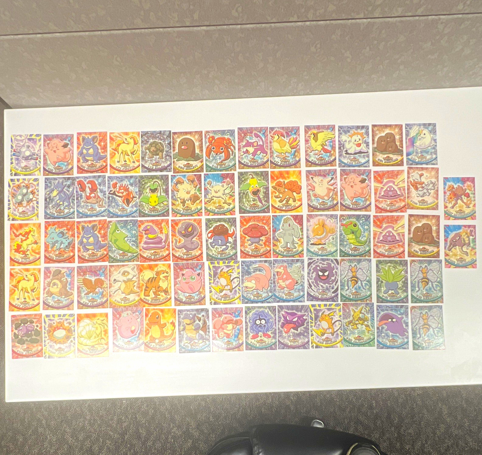 1999 2000 Pokémon TV Animation 94 Card Lot Holo’s Blue Back