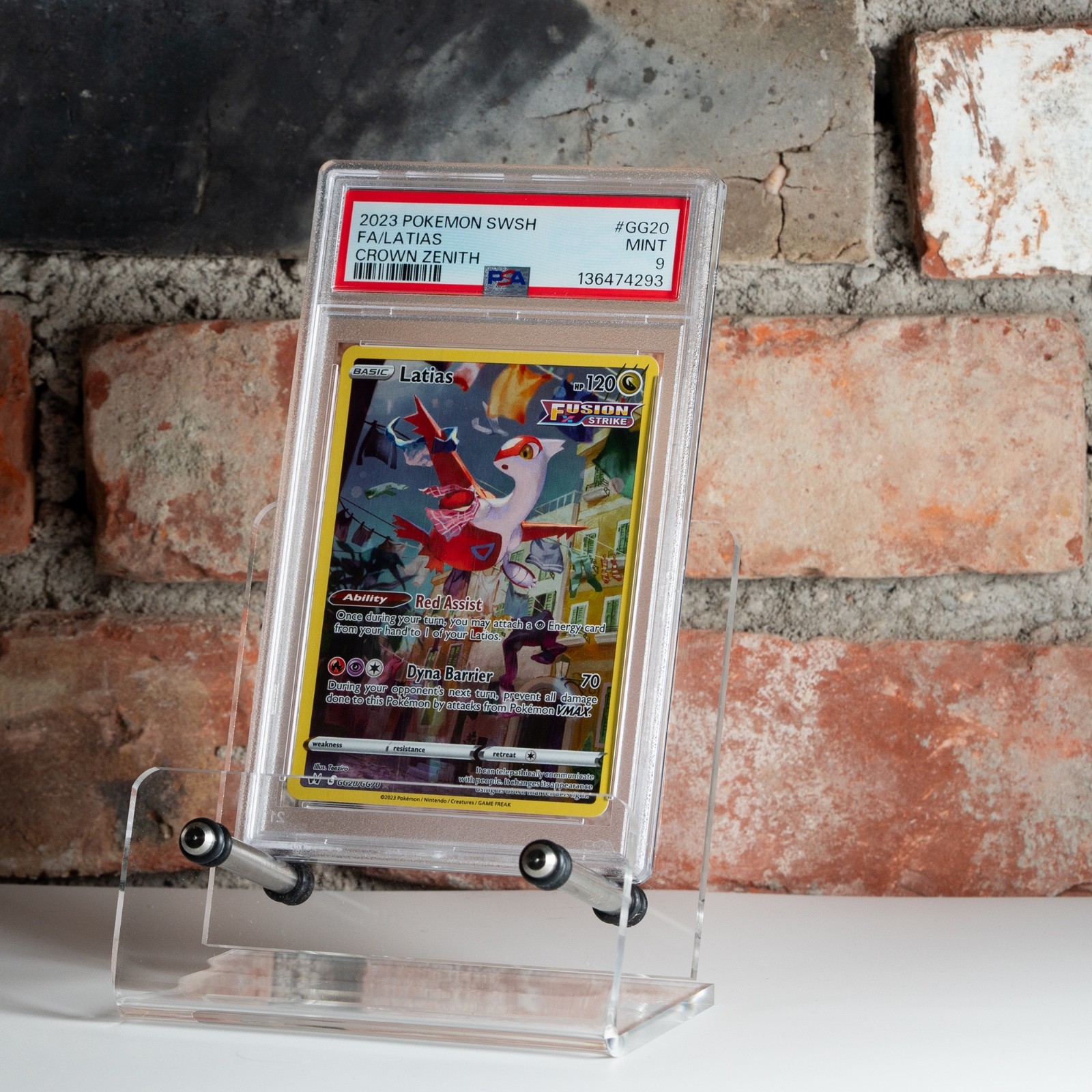 Pokemon Latias Crown Zenith GG20/GG70 PSA 9 EN Galarian Gallery Mint 2023