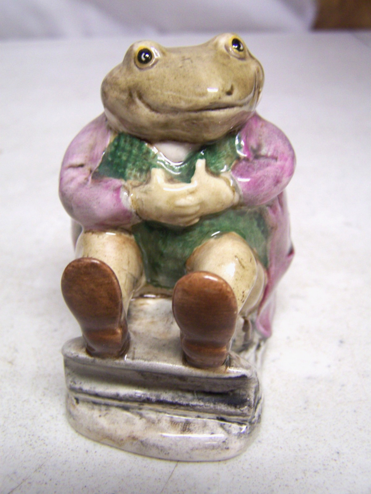 Vintage F. Warne & Co. Beswick England Beatrix Potter Mr. Jackson FROG 1974
