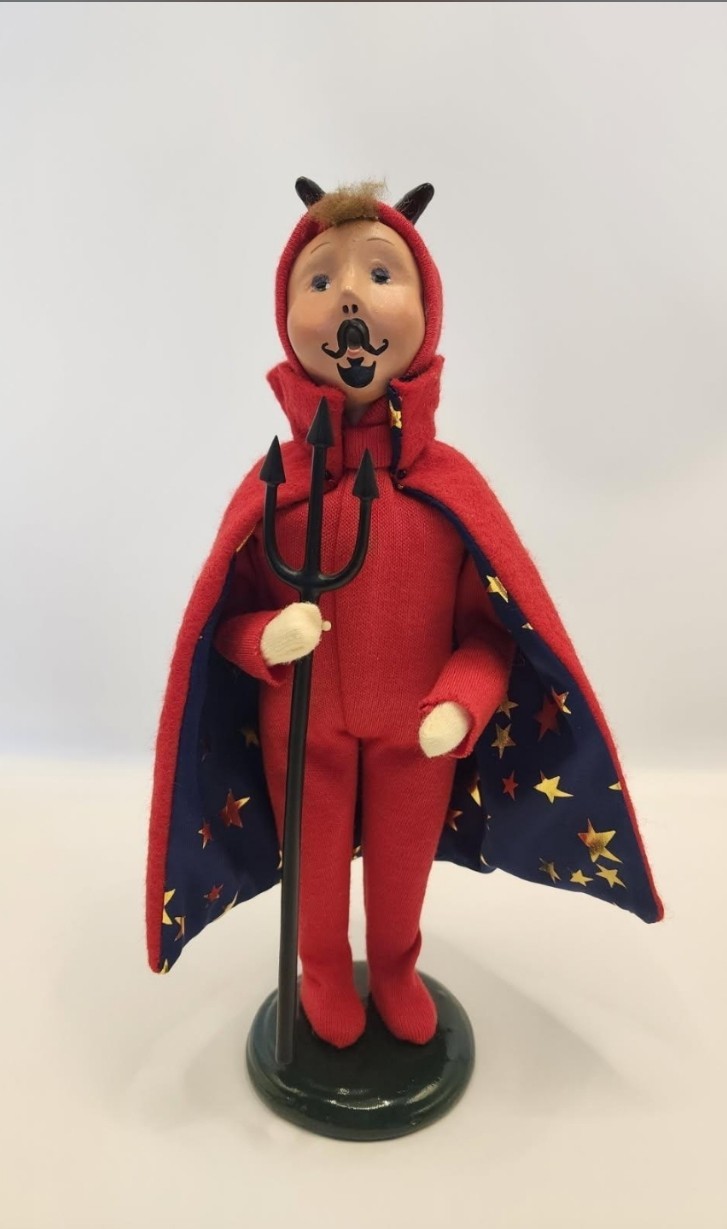 Byers Choice Caroler  - *RARE - SMITHSONIAN 2006 Halloween Devil Boy