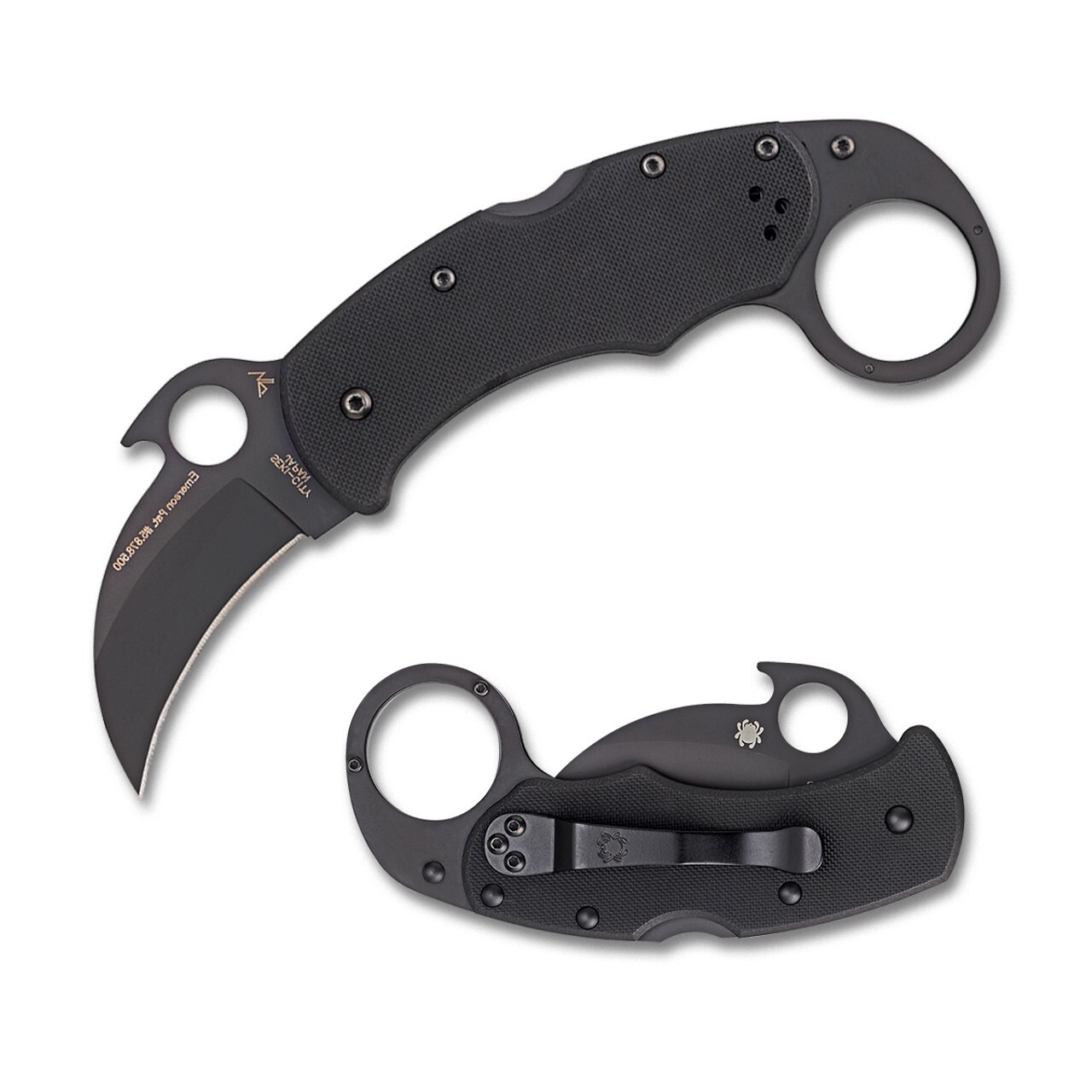 Spyderco C170GBBK Karahawk Folding Knife 2.35\