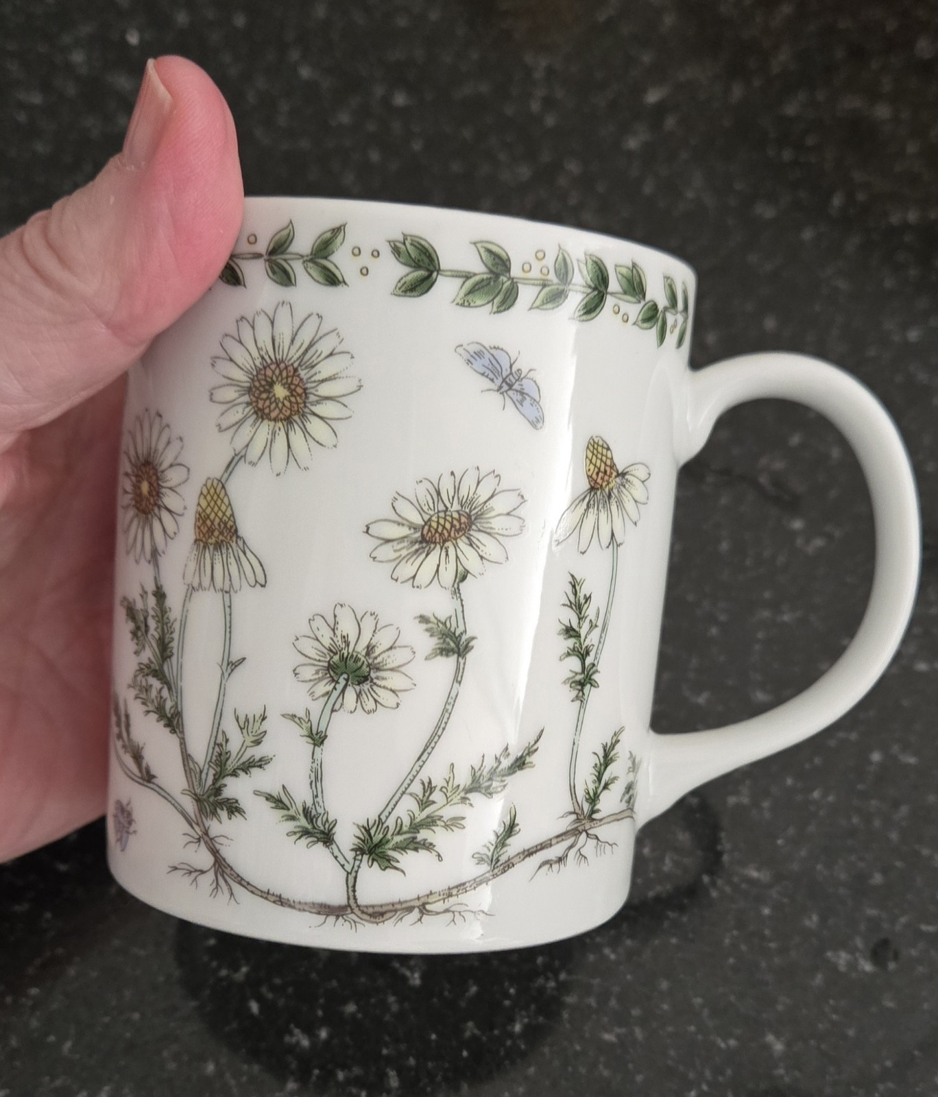 Vintage 1970\'s Takahashi  Daisies Coffee Cup Mug