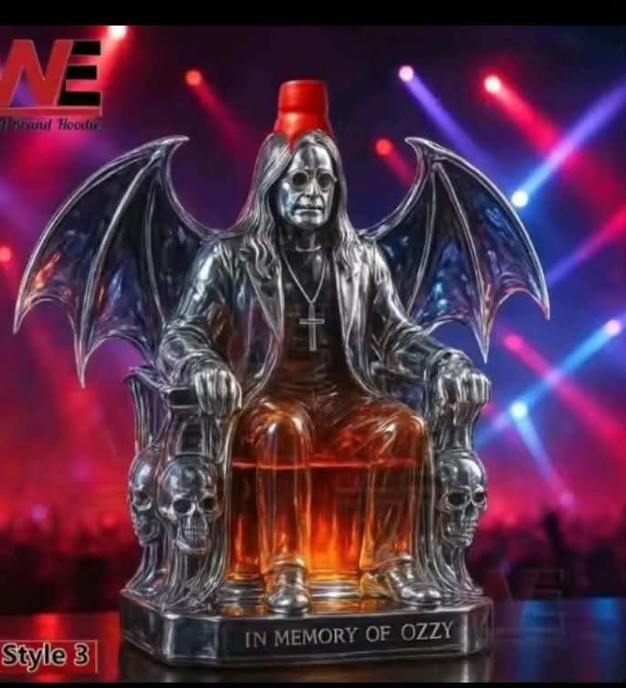 Ozzy Osbourne Final Tour Memorial Whiskey Bottle Whiskey WWW 