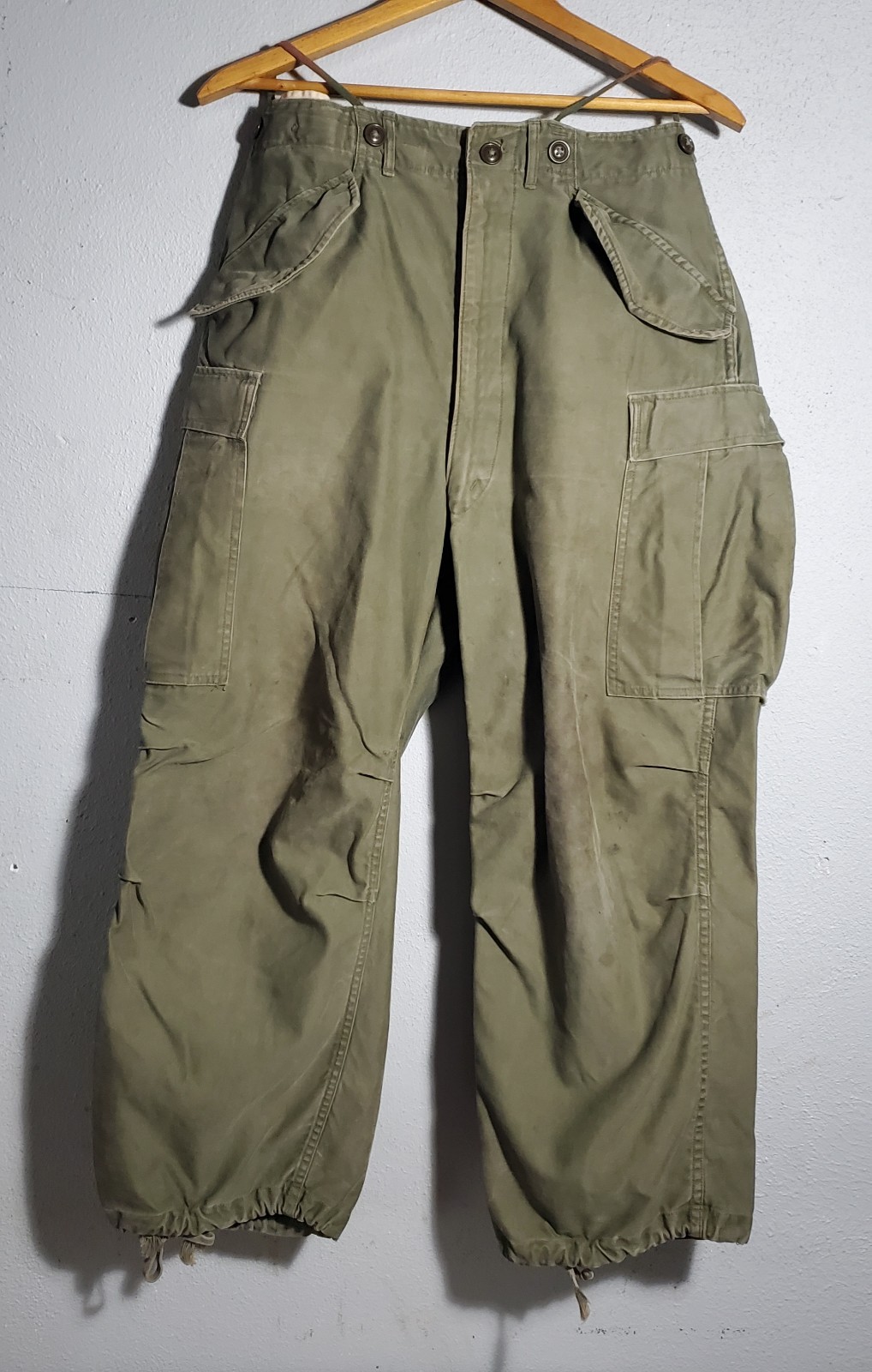 M1951 US Army Korean War Field Trousers Pants Size Small Regular 