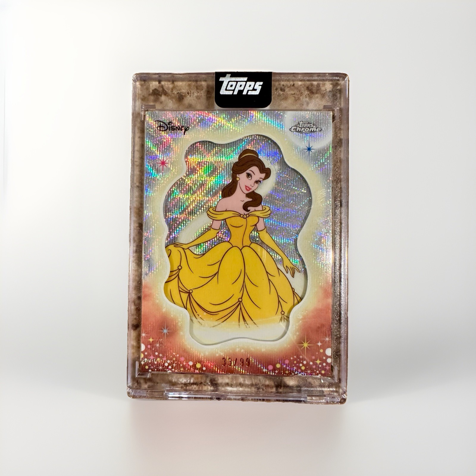 NYCC 2026 Topps 2026 Chrome Disney Minted in Magic  MM-BE Belle Apprentice 33/99
