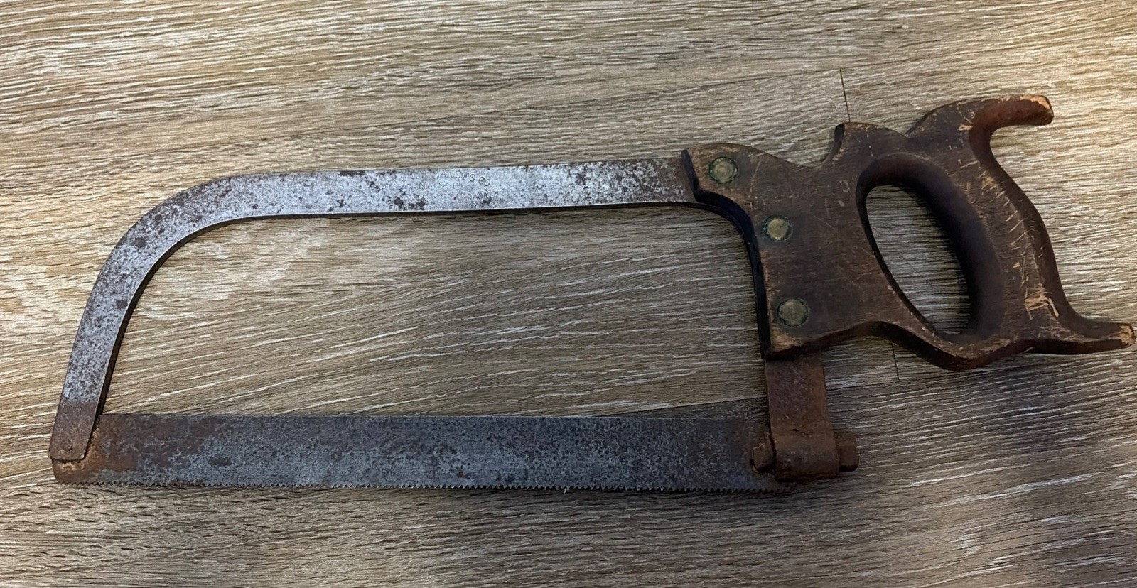 Antique The Simonds Mfg Co Butcher Saw #256 - Fitchburg, MA - Vintage Hand Tool