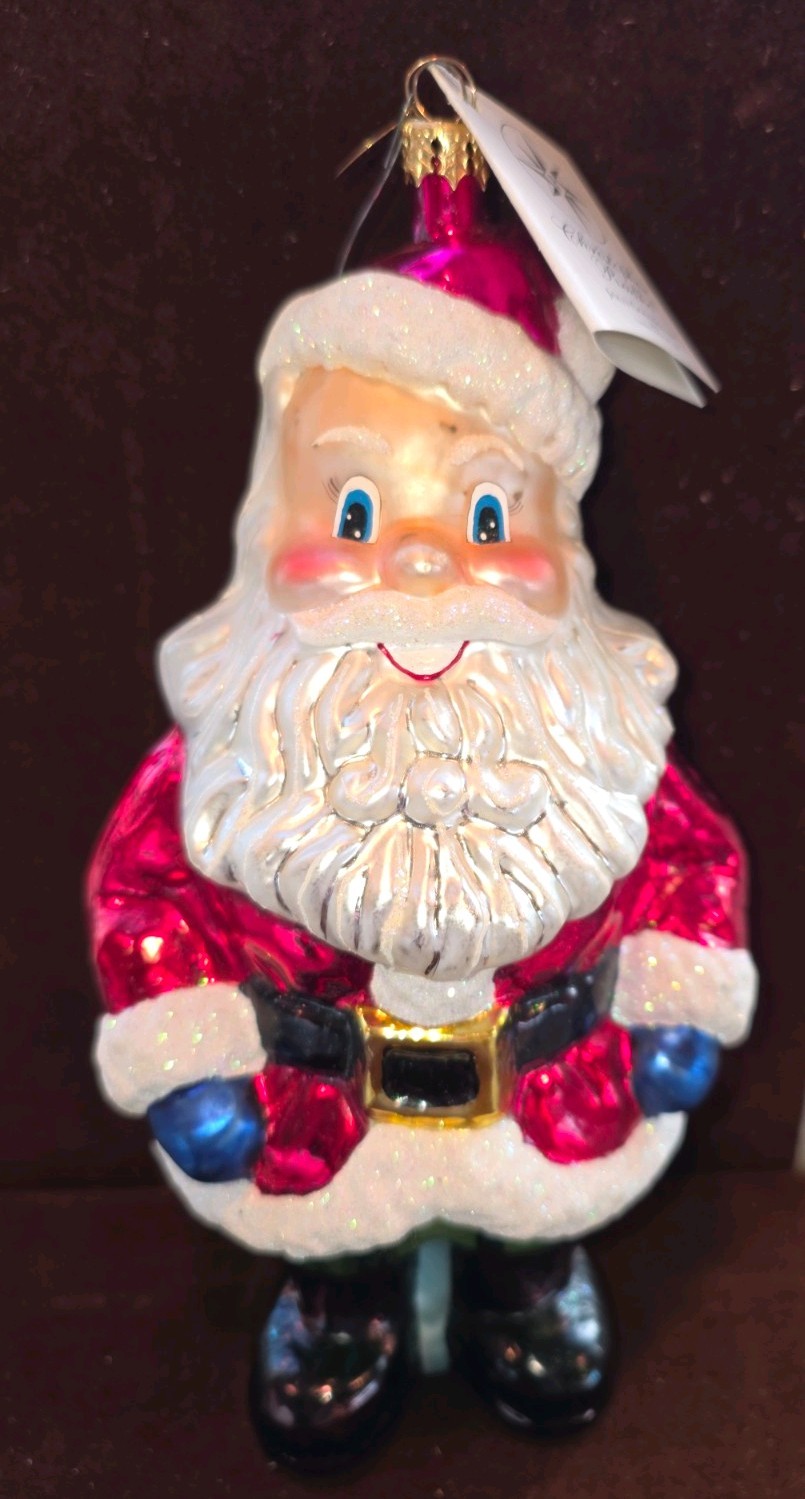 Christopher Radko Santa Christmas 9\