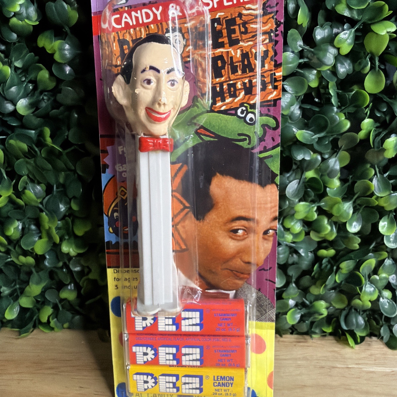 Rare 1998 Pee-wee Herman Fantasy PEZ dispenser still brand new and sealed
