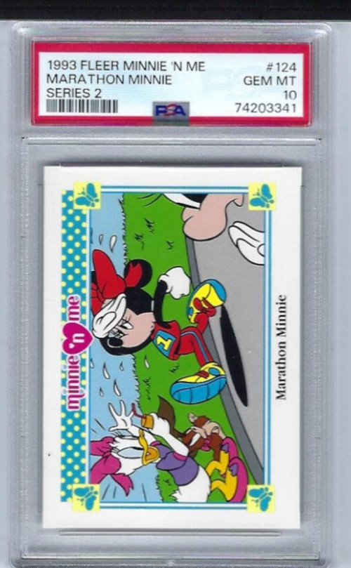1993 Fleer Minnie N Me #124 Marathon Minnie Series 2 PSA 10 Gem Mint POP 1