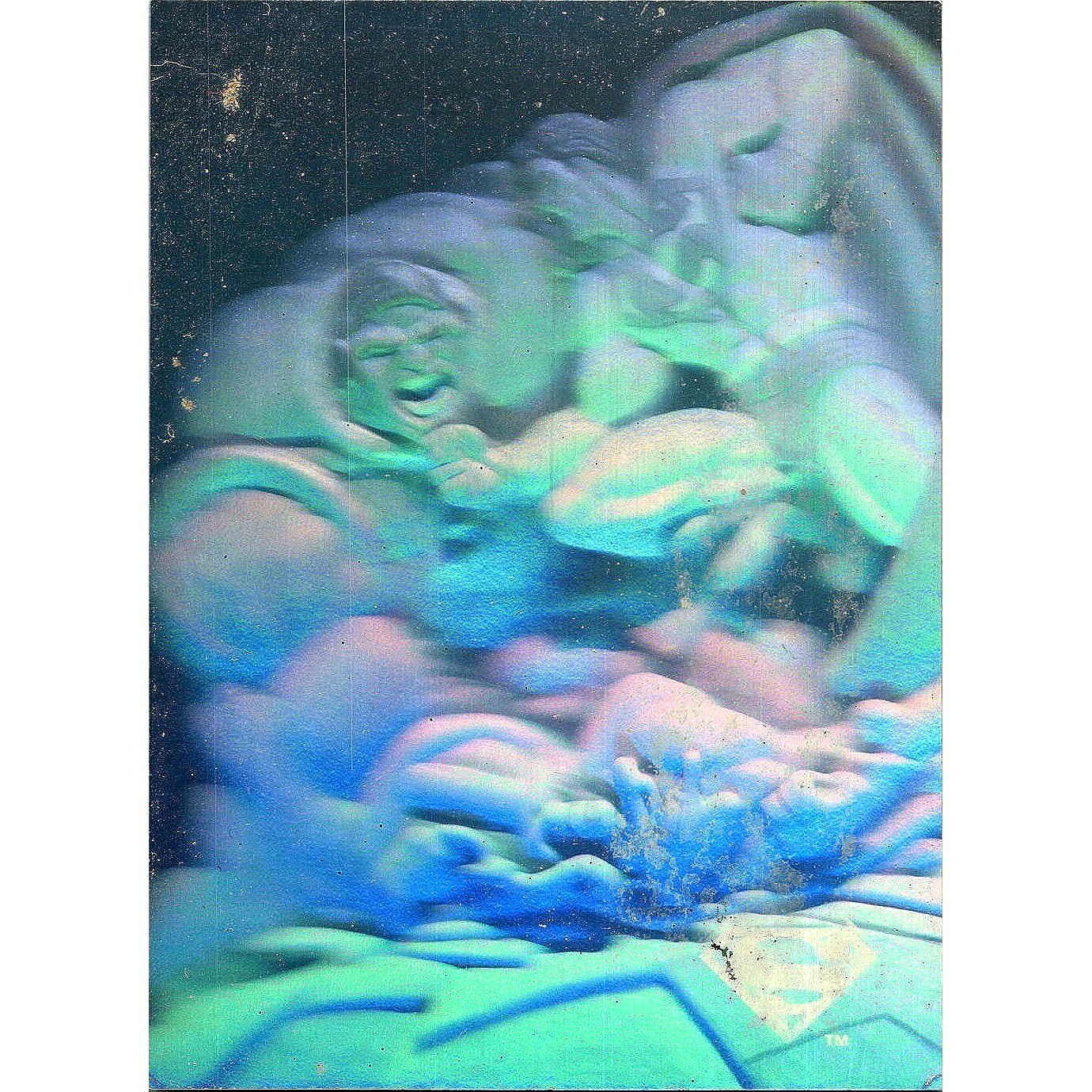 1996 SkyBox Superman Holo Series Mongul #45 3-D Hologram Trading Card DC Comics