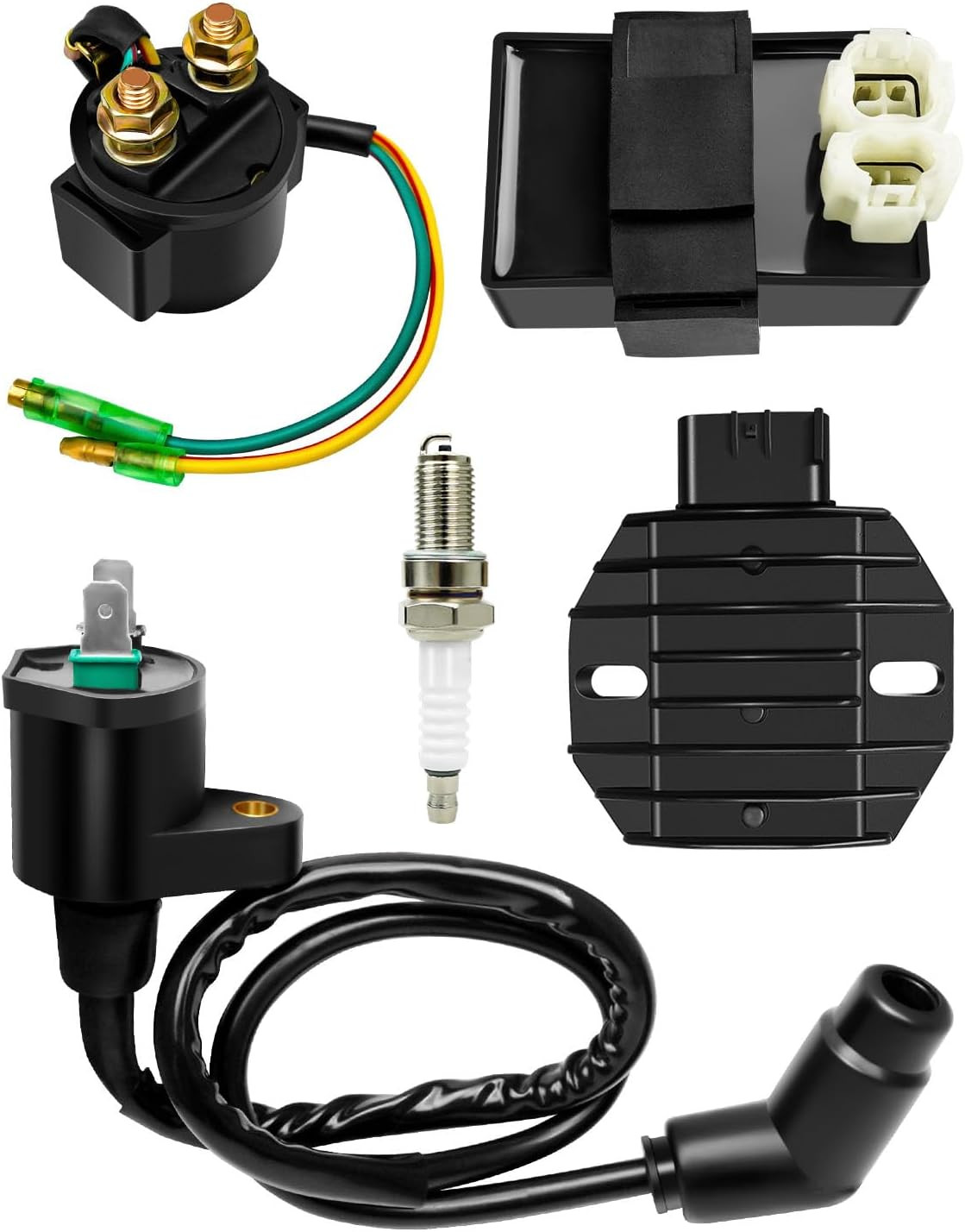 CDI Box Ignition Coil Kit Fit for Honda Recon 250 1997-2021