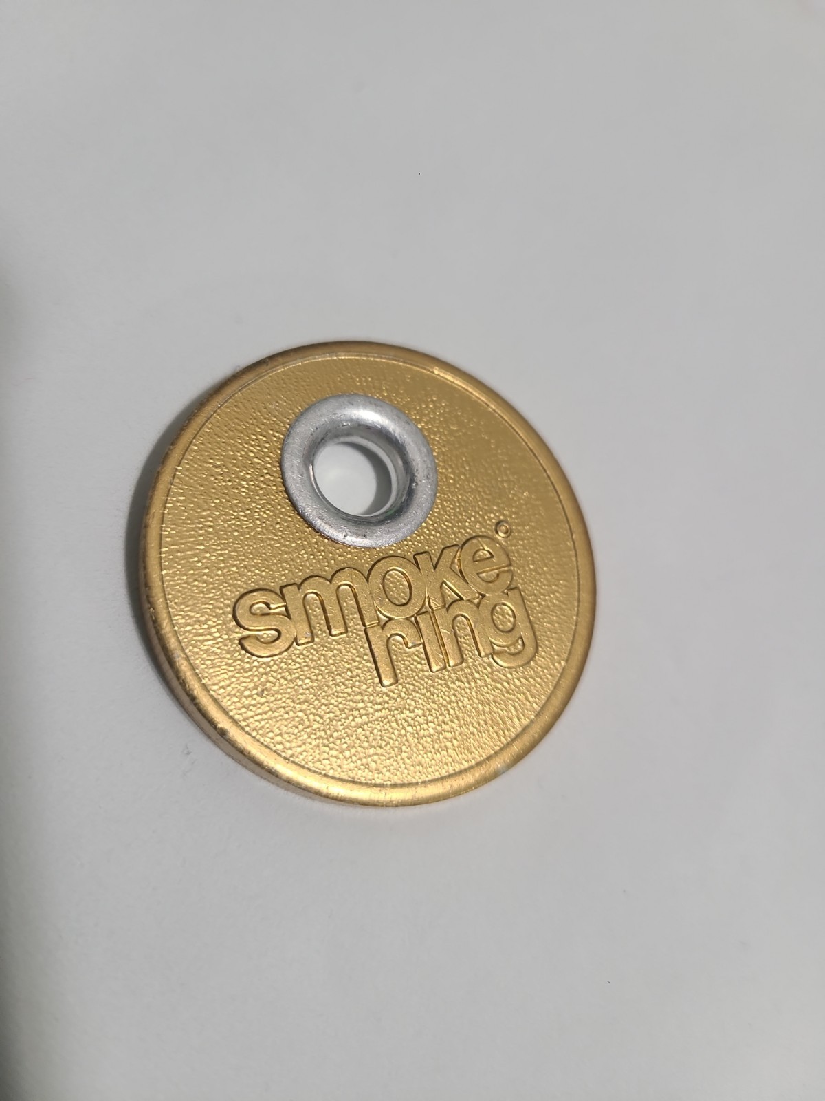 Vintage Lebert Smoke Ring Brass Cigarette Tool - Product Dynamics SF CA Novelty 