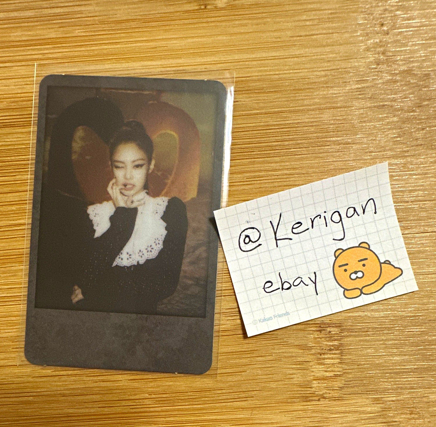 BLACKPINK Jennie Polaroid Style Photocard