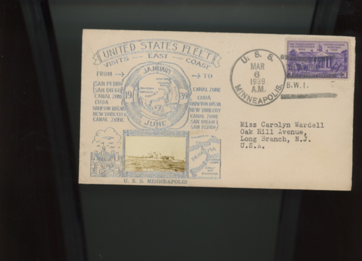 USS Minneapolis  US Fleet Visits East Coast, 1939 New York Exposition (mb26